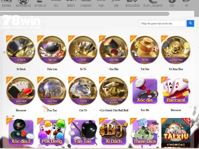 Các tựa game bài 3D có cách chơi quen thuộc