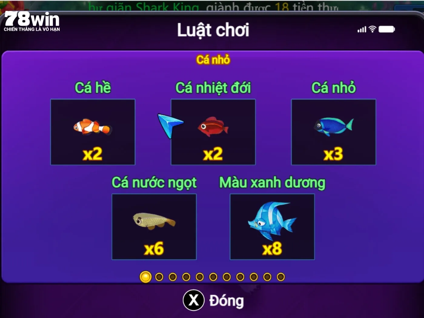 Hệ số thưởng và mục tiêu săn thưởng chính