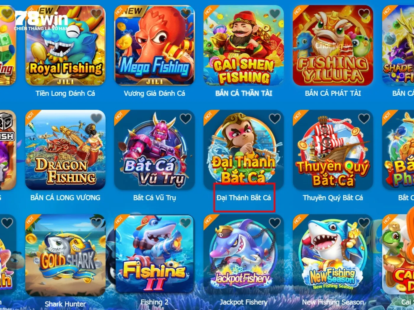 Hướng dẫn chi tiết cách tham gia Đại Thánh Bắn Cá 78Win