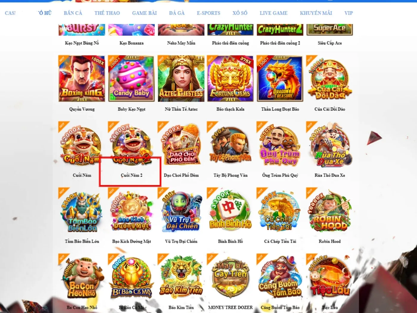 Hướng dẫn chi tiết cách tham gia trò chơi Cuối Năm 2 78Win