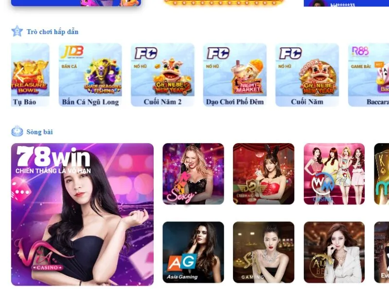 Kho game đa dạng hàng trăm trò chơi