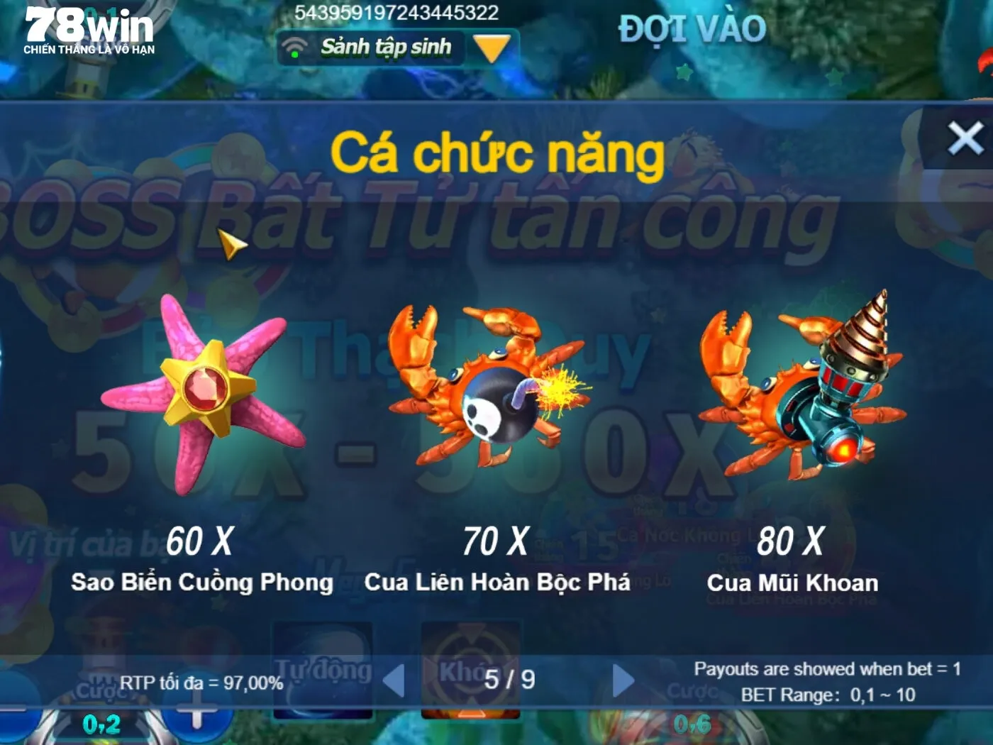 Mục tiêu cần săn thưởng trong tựa game