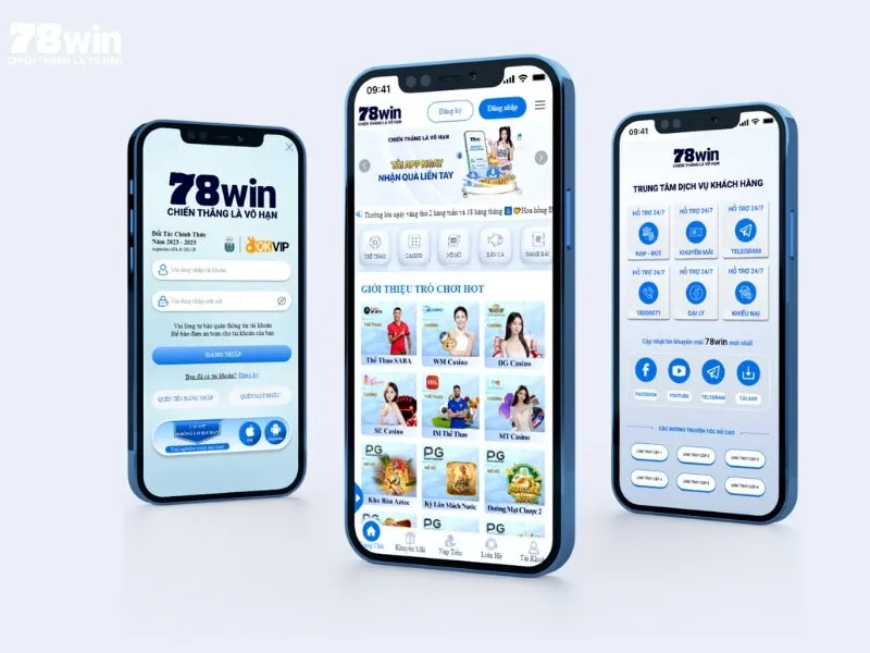 Những ưu điểm nổi bật của tải app 78win