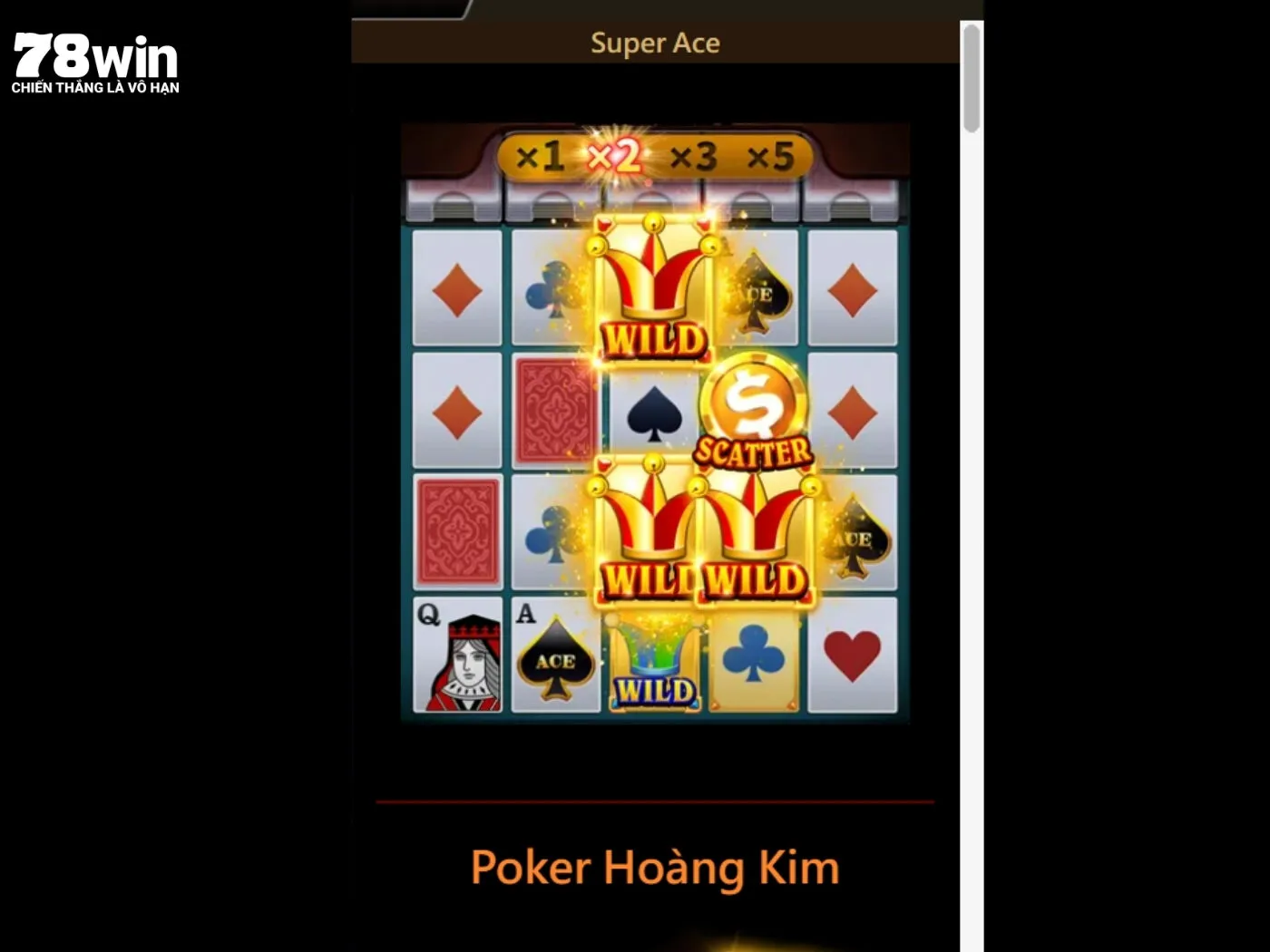 Poker Hoàng Kim có tỷ lệ thưởng cao