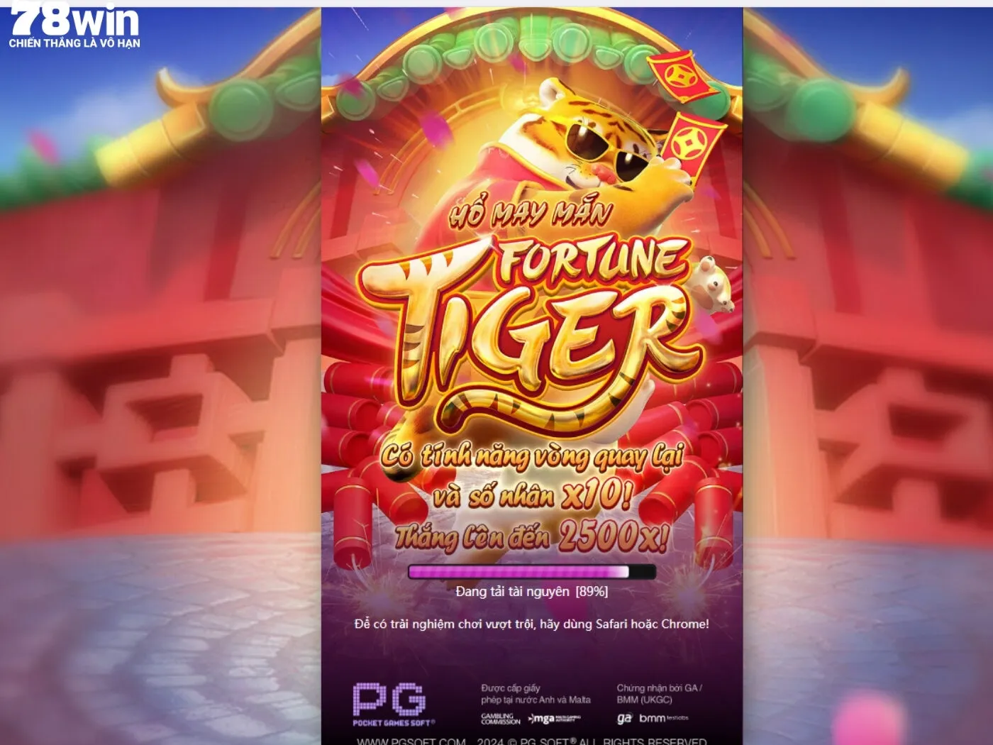 Thông tin chung về tựa game Hổ May Mắn 78Win