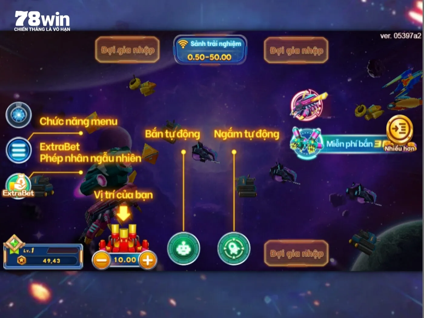 Tính năng hỗ trợ cược thủ khi săn thưởng mục tiêu